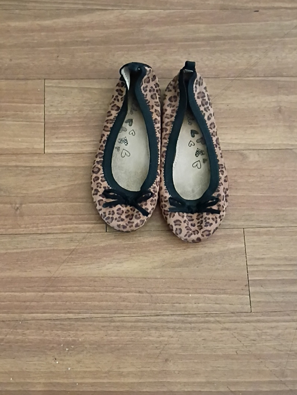 Sam&Edie Girl's Cheetah Print Ballet Flats Size 5